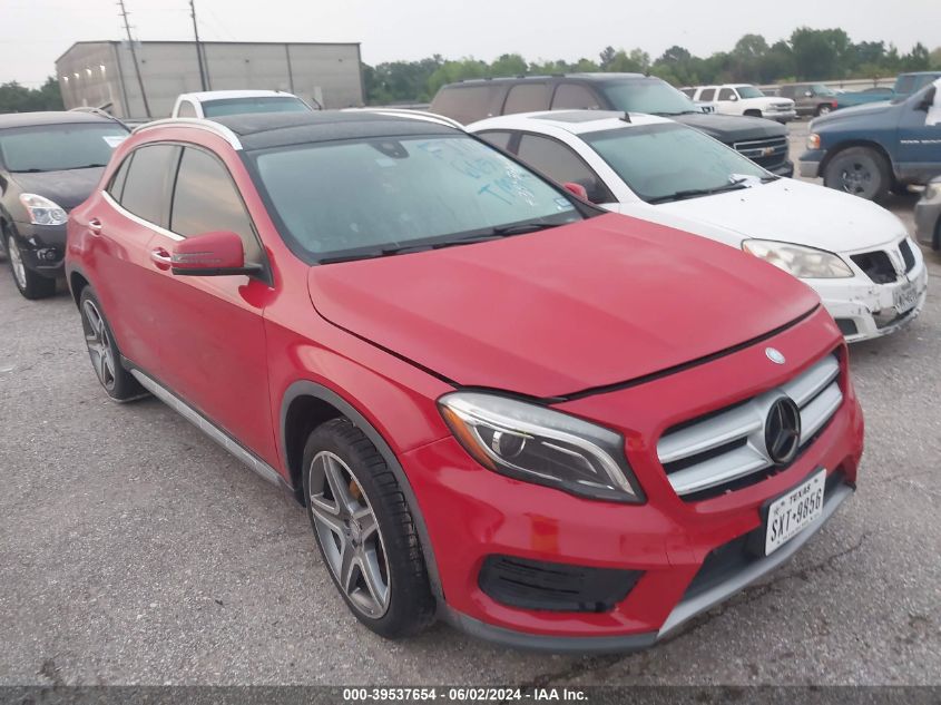 2015 Mercedes-Benz Gla 250 VIN: WDCTG4EB0FJ106651 Lot: 39537654