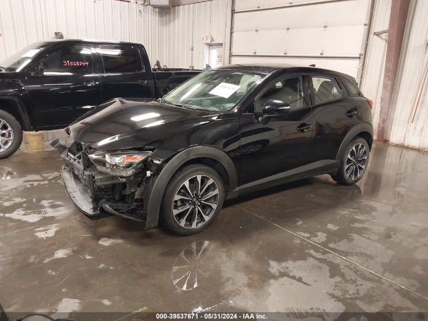 VIN JM1DKFC78K1401557 2019 MAZDA CX-3 TOURING