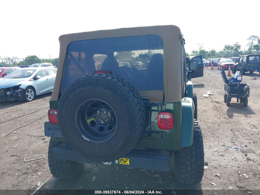 1998 Jeep Wrangler Sahara VIN: 1J4FY49S4WP712861 Lot: 39537674