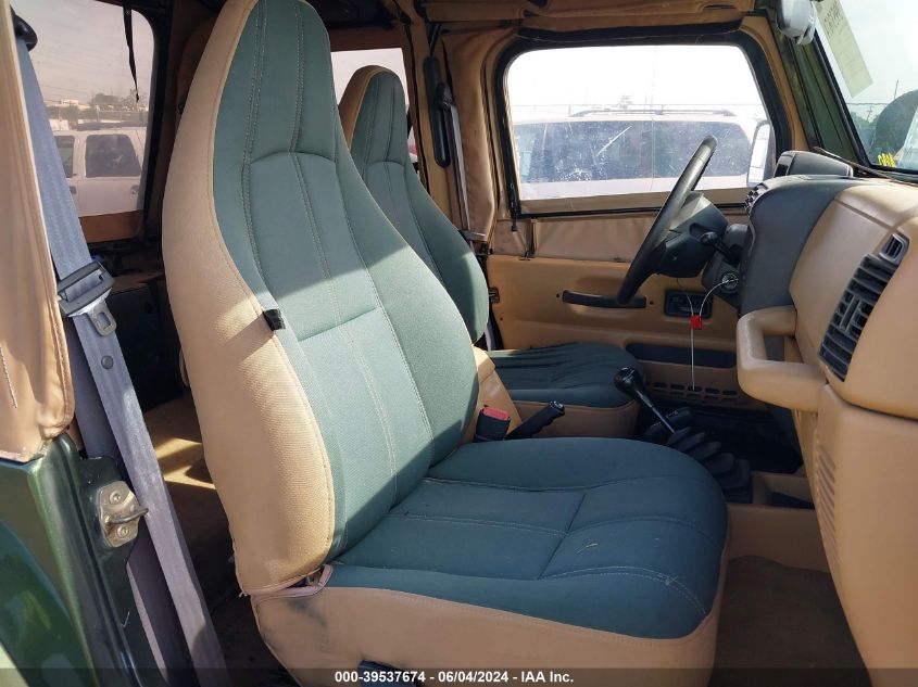 1998 Jeep Wrangler Sahara VIN: 1J4FY49S4WP712861 Lot: 39537674