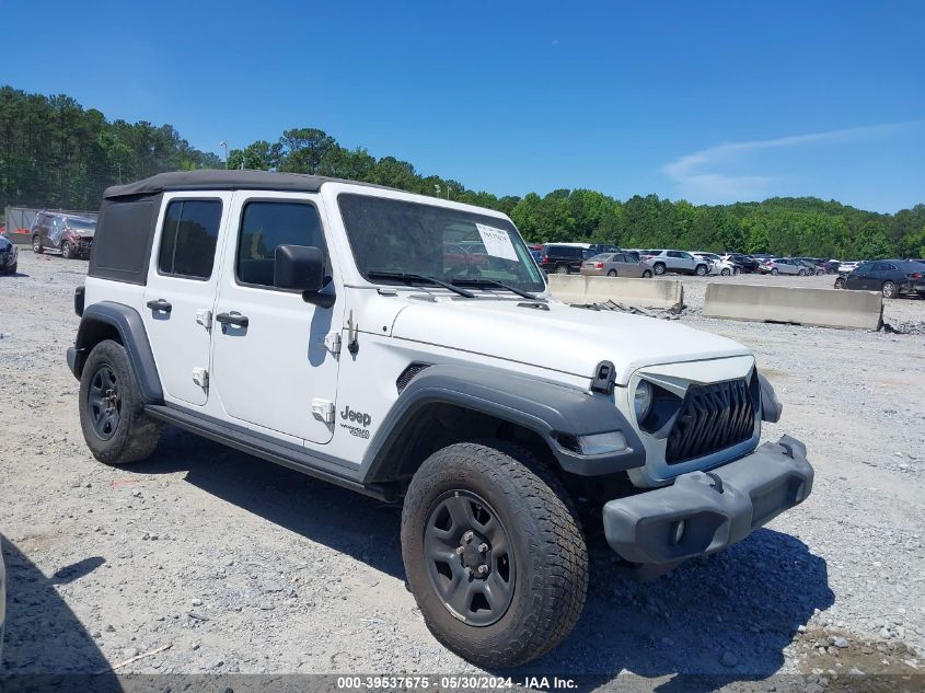 2020 Jeep Wrangler Unlimited Sport 4X4 VIN: 1C4HJXDN4LW334645 Lot: 39537675