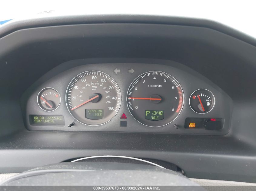 2007 Volvo S60 2.5T VIN: YV1RS592572605644 Lot: 39537678