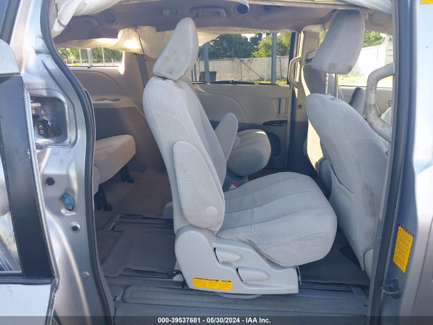 2012 Toyota Sienna Le V6 8 Passenger VIN: 5TDKK3DC2CS258546 Lot: 39537681