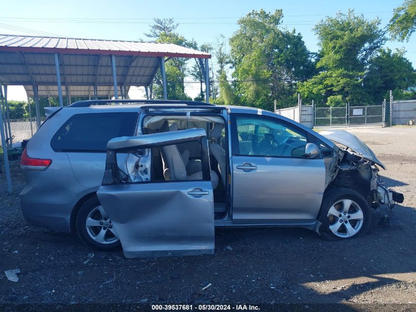2012 Toyota Sienna Le V6 8 Passenger VIN: 5TDKK3DC2CS258546 Lot: 39537681