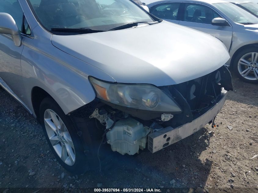 2010 Lexus Rx 350 VIN: 2T2BK1BA9AC059565 Lot: 39537694