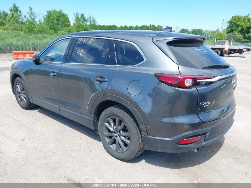 2022 Mazda Cx-9 Touring VIN: JM3TCBCYXN0602565 Lot: 39537701