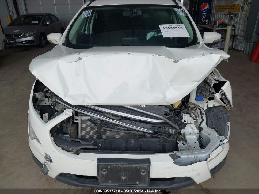 2019 Ford Ecosport Se VIN: MAJ6S3GL7KC272221 Lot: 39537710
