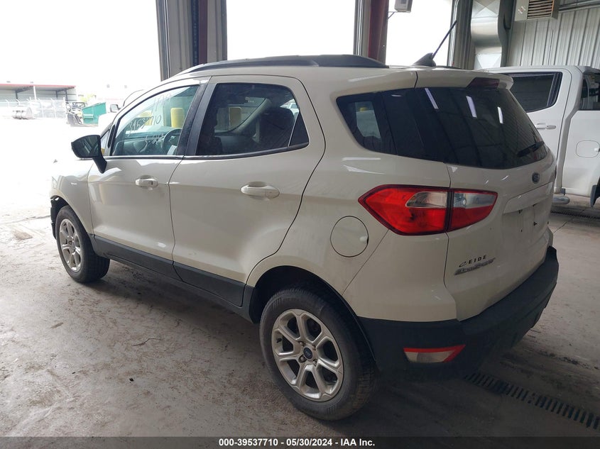 VIN MAJ6S3GL7KC272221 2019 FORD ECOSPORT SE