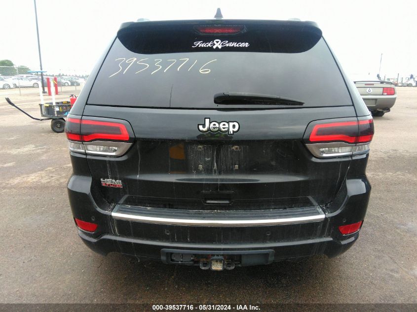2014 Jeep Grand Cherokee Overland VIN: 1C4RJFCTXEC172989 Lot: 39537716