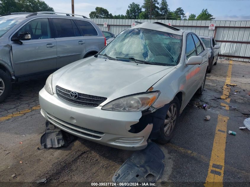 2003 Toyota Camry Le/Xle/Se VIN: 4T1BF30K83U564255 Lot: 39537724