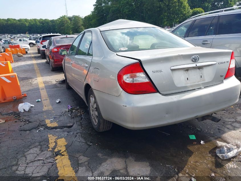 2003 Toyota Camry Le/Xle/Se VIN: 4T1BF30K83U564255 Lot: 39537724