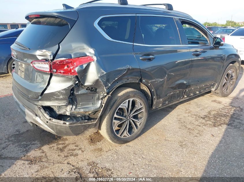 2020 Hyundai Santa Fe Limited 2.0T VIN: 5NMS53AAXLH214016 Lot: 39537726