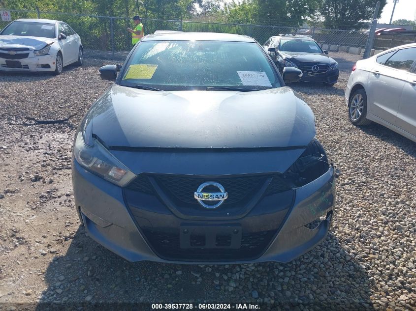 2018 Nissan Maxima 3.5 Sr VIN: 1N4AA6AP1JC371500 Lot: 39537728