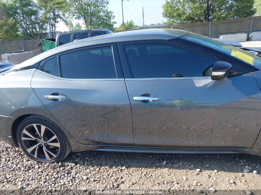 2018 Nissan Maxima 3.5 Sr VIN: 1N4AA6AP1JC371500 Lot: 39537728