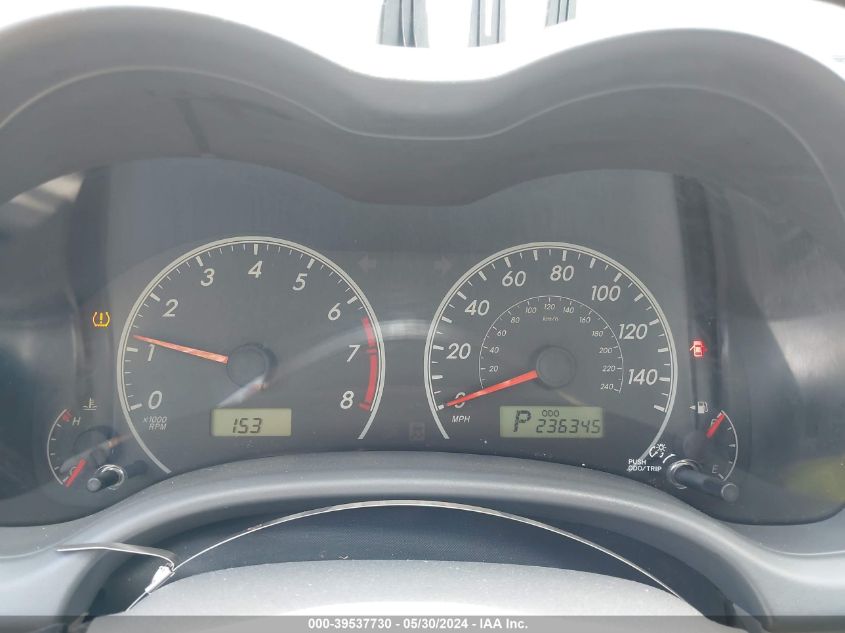 2009 Toyota Corolla Le VIN: JTDBL40E29J054295 Lot: 39537730