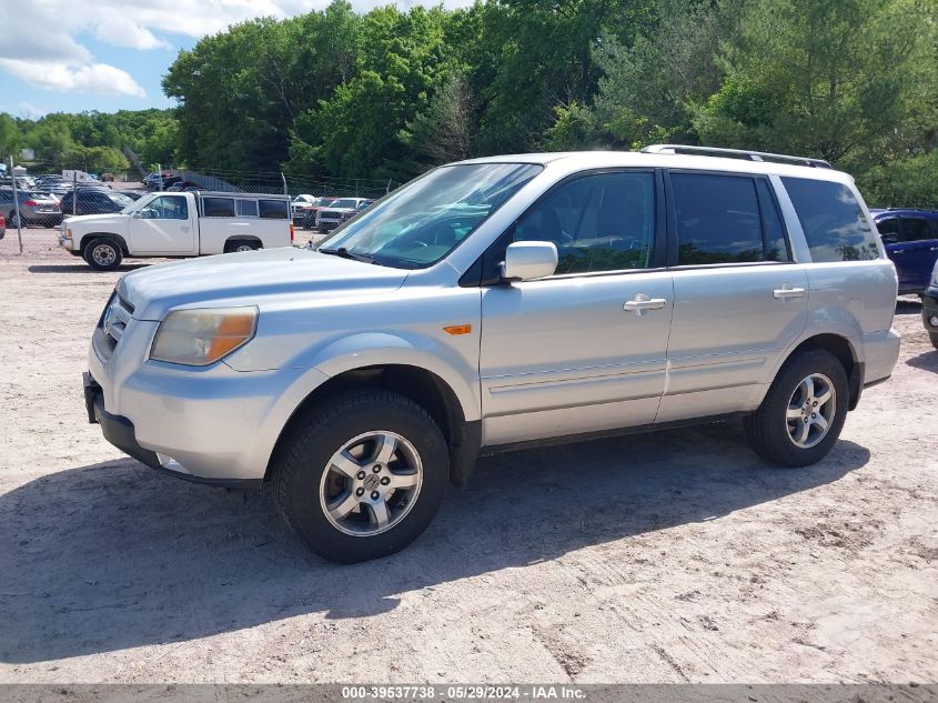 2007 Honda Pilot Ex-L VIN: 5FNYF18767B014330 Lot: 39537738