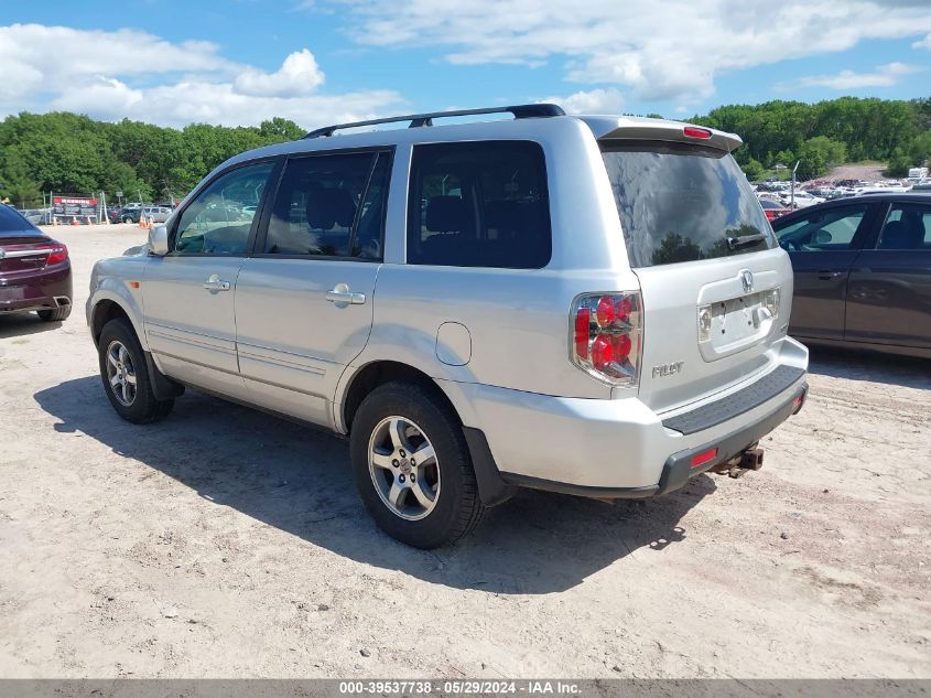 2007 Honda Pilot Ex-L VIN: 5FNYF18767B014330 Lot: 39537738