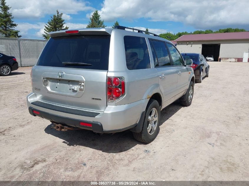 2007 Honda Pilot Ex-L VIN: 5FNYF18767B014330 Lot: 39537738