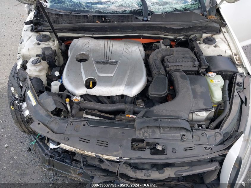 2012 Kia Optima Hybrid VIN: KNAGM4AD2C5031296 Lot: 39537753