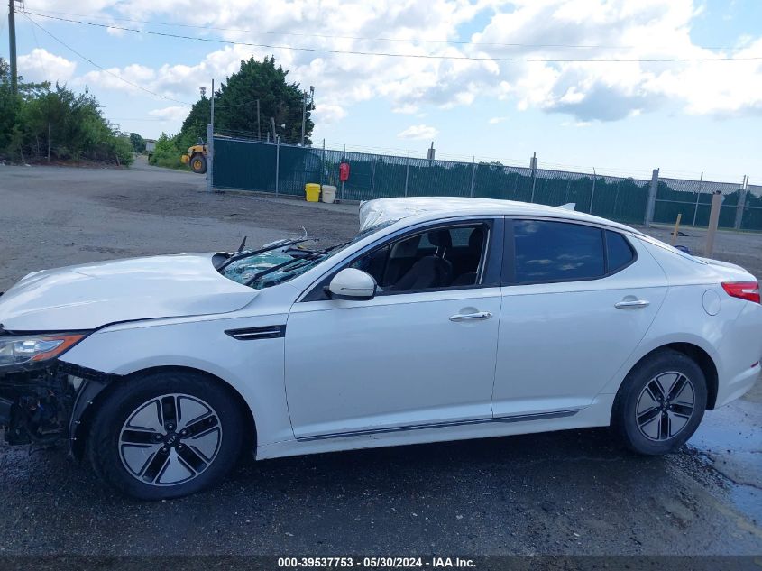 2012 Kia Optima Hybrid VIN: KNAGM4AD2C5031296 Lot: 39537753