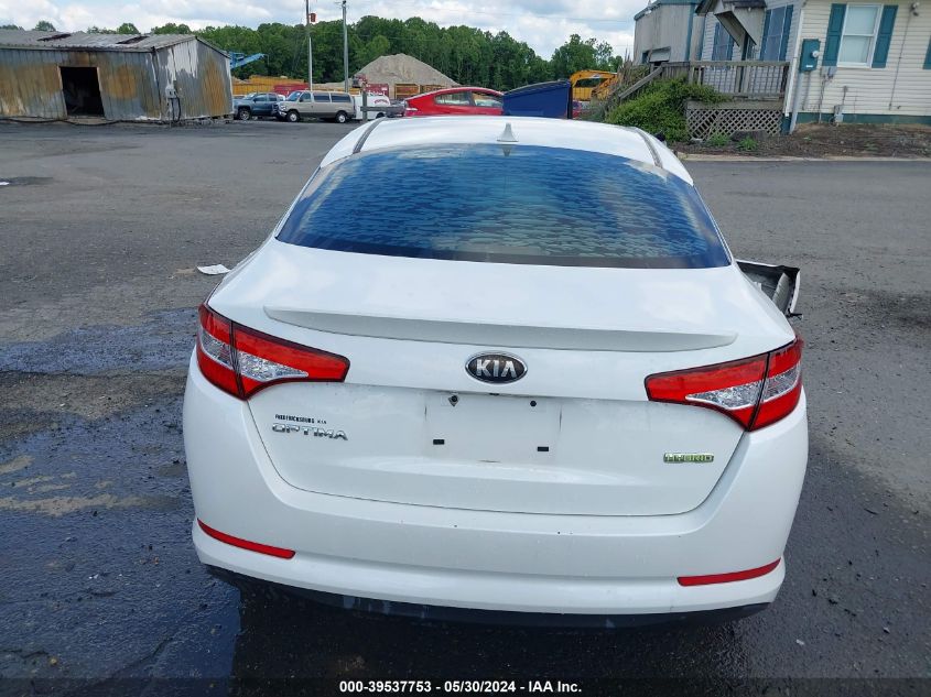 2012 Kia Optima Hybrid VIN: KNAGM4AD2C5031296 Lot: 39537753