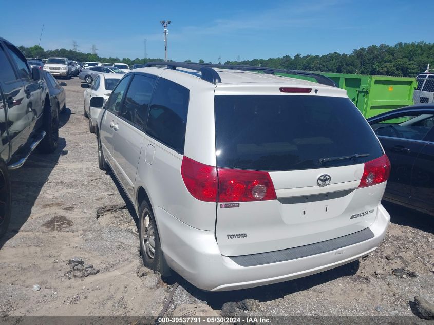 2008 Toyota Sienna Xle VIN: 5TDZK22C88S166683 Lot: 39537791