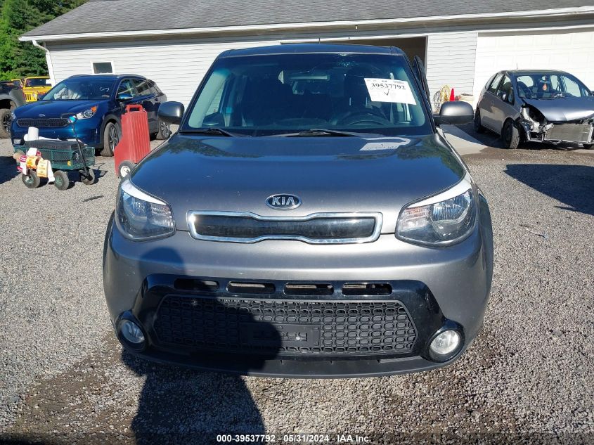 2016 Kia Soul + VIN: KNDJP3A50G7398484 Lot: 39537792