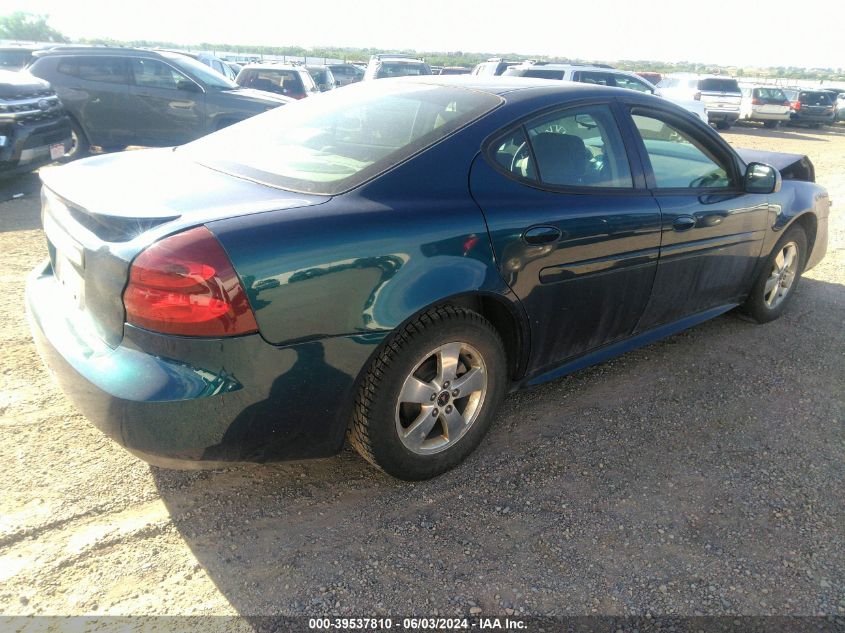 2005 Pontiac Grand Prix VIN: 2G2WP522351165896 Lot: 39537810