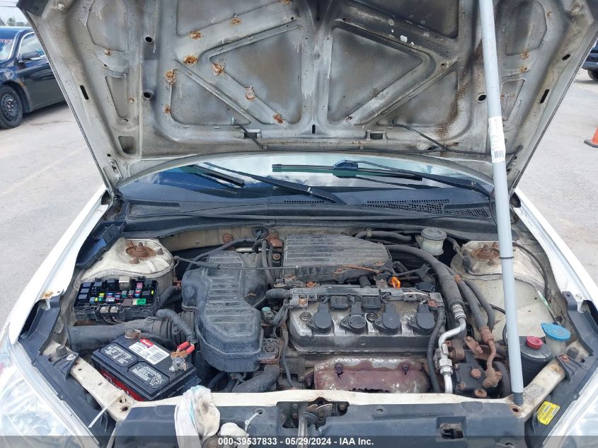 2004 Honda Civic Vp VIN: 2HGES16314H537342 Lot: 39537833