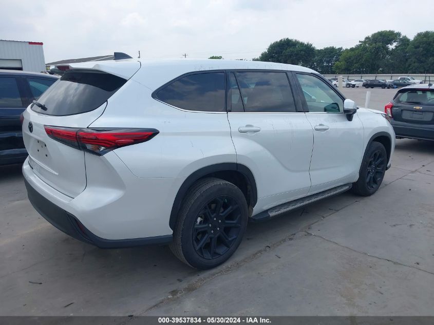 2022 Toyota Highlander L VIN: 5TDCZRAH3NS141824 Lot: 39537834