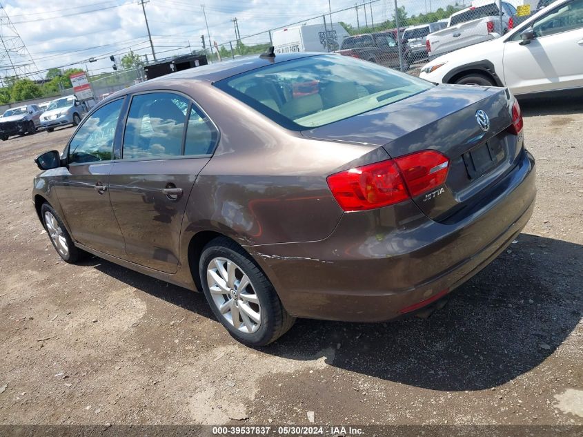 2011 Volkswagen Jetta 2.5L Se VIN: 3VWDZ7AJ0BM319435 Lot: 39537837