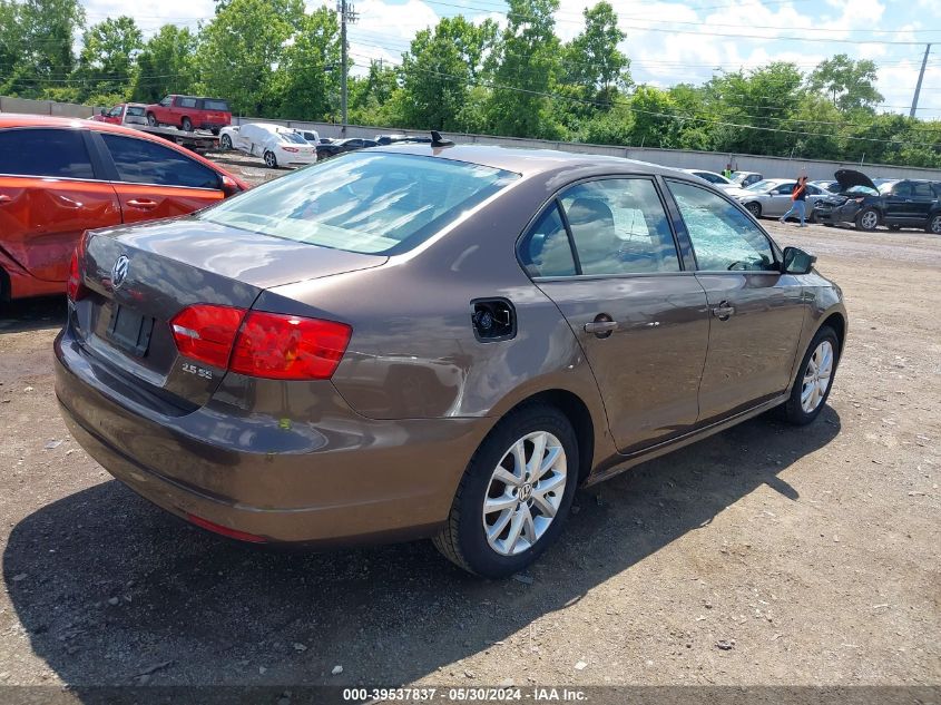 2011 Volkswagen Jetta 2.5L Se VIN: 3VWDZ7AJ0BM319435 Lot: 39537837