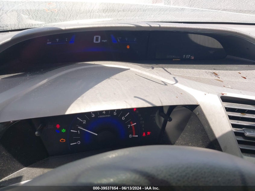 2012 Honda Civic Lx VIN: 2HGFB2F5XCH563707 Lot: 39537854