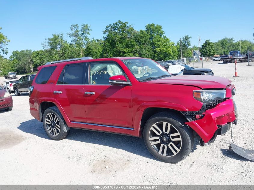 2016 Toyota 4Runner Limited VIN: JTEBU5JR3G5405222 Lot: 39537879