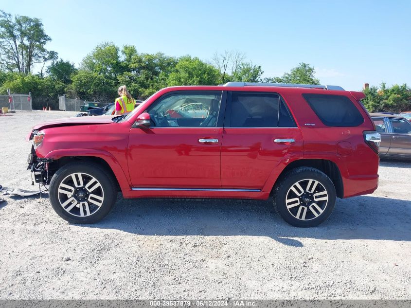 2016 Toyota 4Runner Limited VIN: JTEBU5JR3G5405222 Lot: 39537879