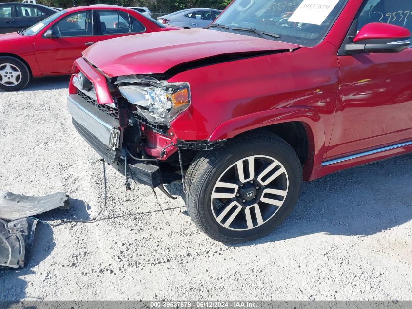 2016 Toyota 4Runner Limited VIN: JTEBU5JR3G5405222 Lot: 39537879