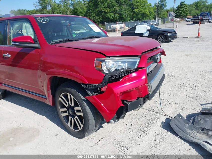 2016 Toyota 4Runner Limited VIN: JTEBU5JR3G5405222 Lot: 39537879