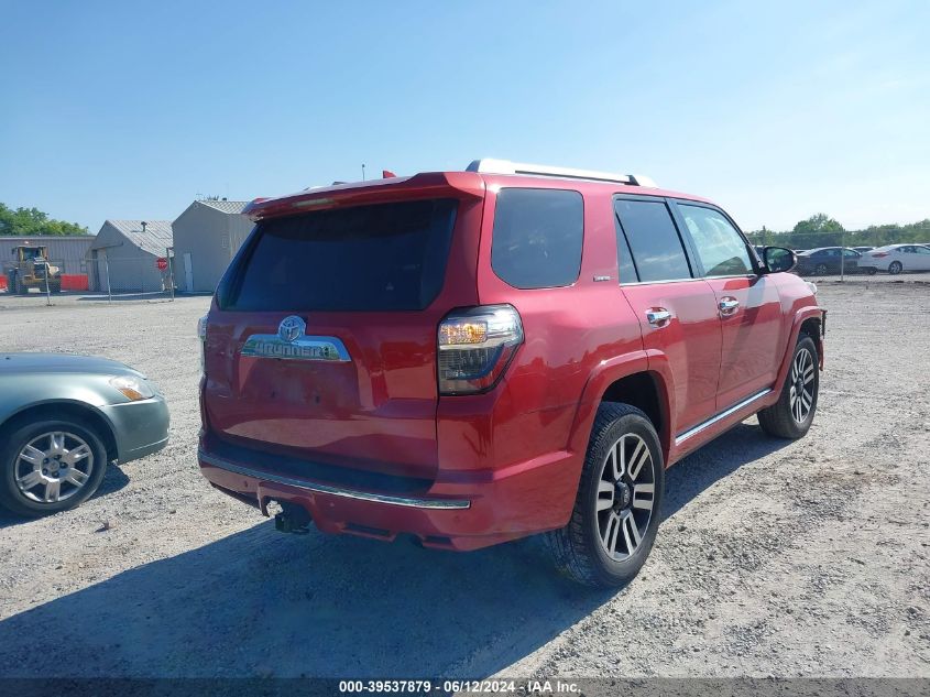 2016 Toyota 4Runner Limited VIN: JTEBU5JR3G5405222 Lot: 39537879