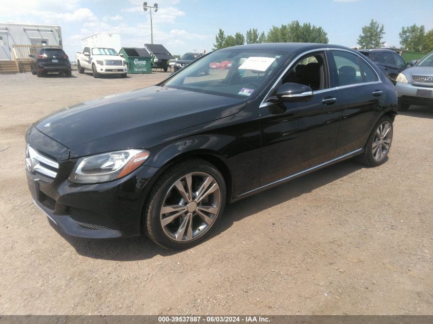 55SWF4KB1FU058982 2015 MERCEDES-BENZ C CLASS - Image 2