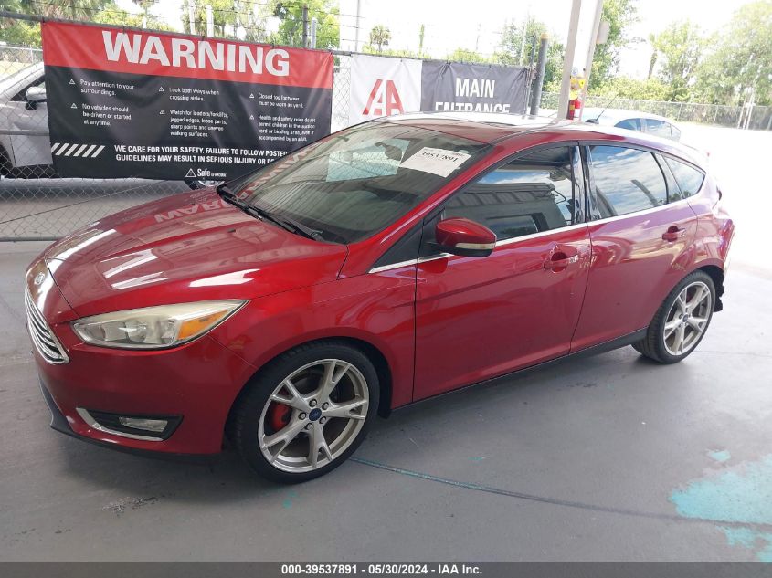 2015 Ford Focus Titanium VIN: 1FADP3N27FL292123 Lot: 39537891