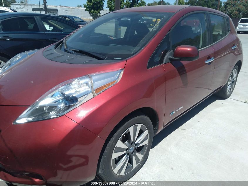 2013 Nissan Leaf S/Sv/Sl VIN: 1N4AZ0CP5DC405641 Lot: 39537908