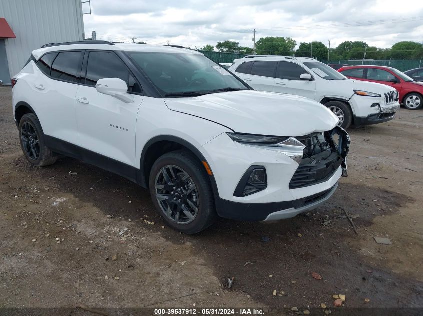 2022 Chevrolet Blazer Fwd 2Lt VIN: 3GNKBCR41NS213198 Lot: 39537912