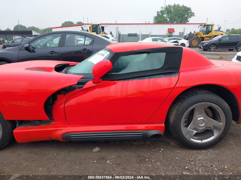 1994 Dodge Viper Rt-10 VIN: 1B3BR65E1RV101491 Lot: 39537954