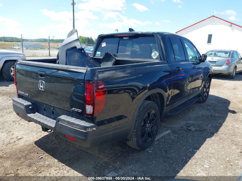 2019 Honda Ridgeline Black Edition VIN: 5FPYK3F81KB042586 Lot: 39537958