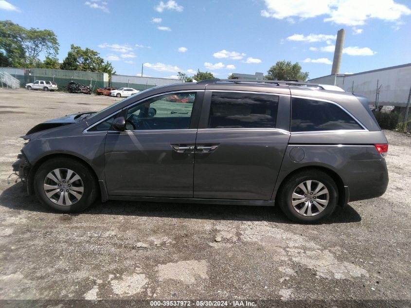 2014 Honda Odyssey Ex-L VIN: 5FNRL5H62EB089907 Lot: 39537972