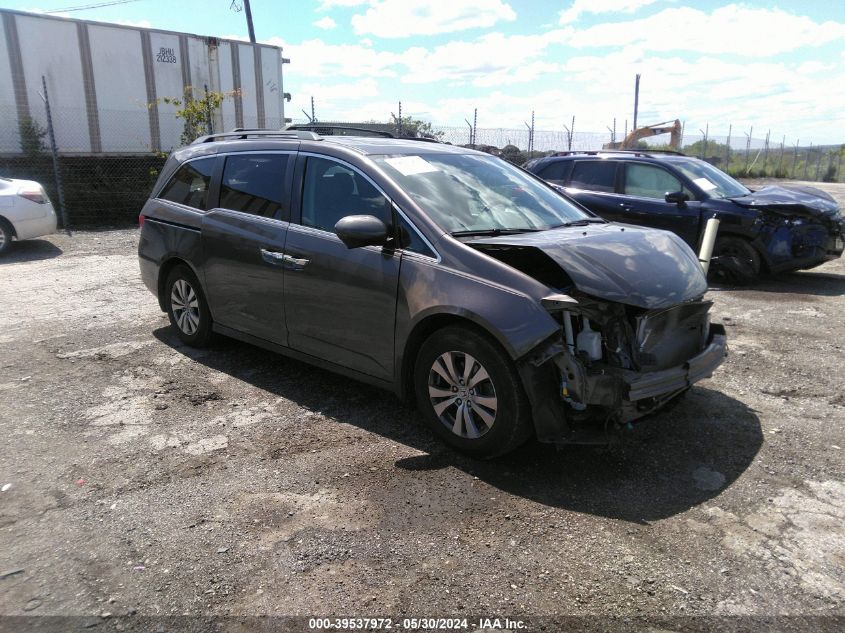 2014 Honda Odyssey Ex-L VIN: 5FNRL5H62EB089907 Lot: 39537972