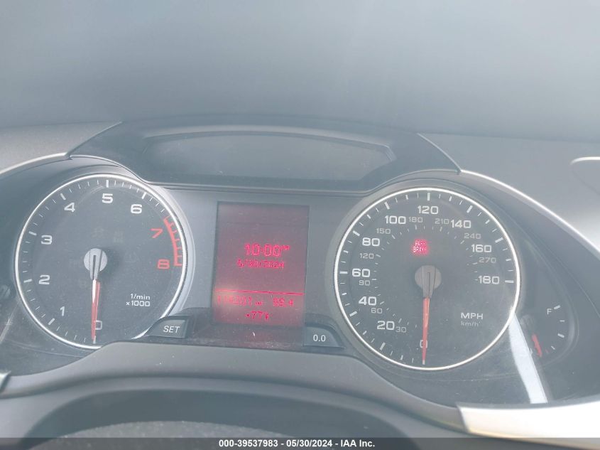 2010 Audi A4 2.0T Premium VIN: WAUHFAFL5AN021873 Lot: 39537983