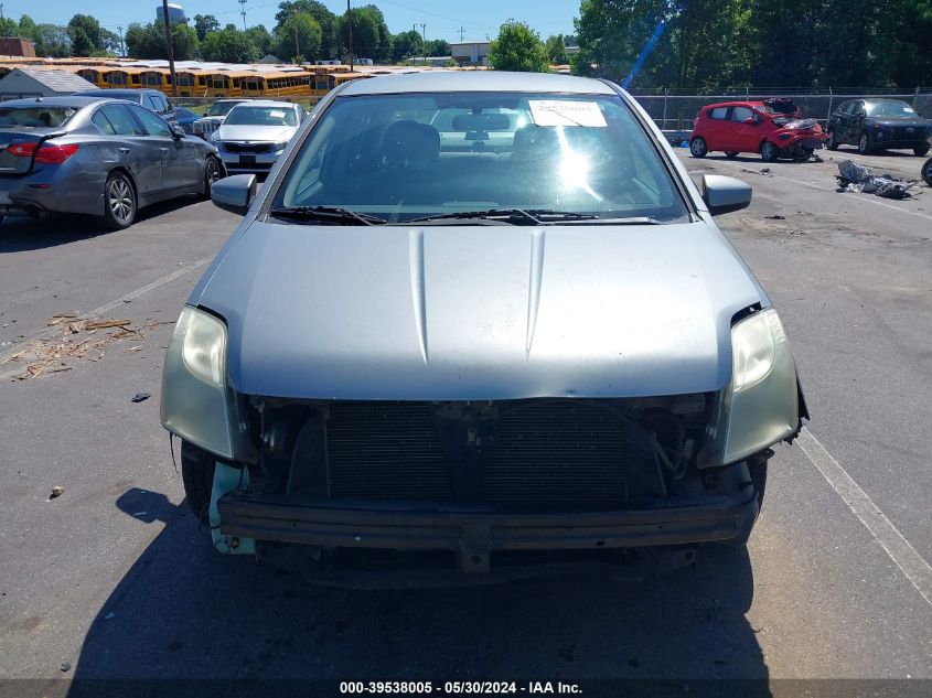 2010 Nissan Sentra 2.0/2.0S/Sr/2.0Sl VIN: 3N1AB6AP7AL607761 Lot: 39538005