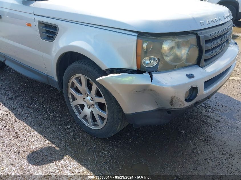 2007 Land Rover Range Rover Sport Hse VIN: SALSK25467A108307 Lot: 39538014