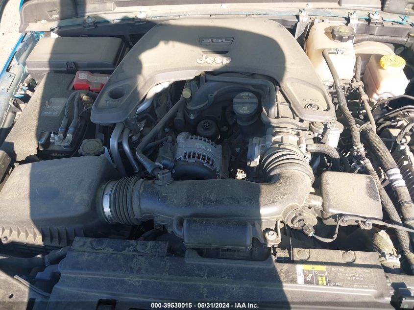 2020 Jeep Wrangler Sport 4X4 VIN: 1C4GJXAG8LW144204 Lot: 39538015